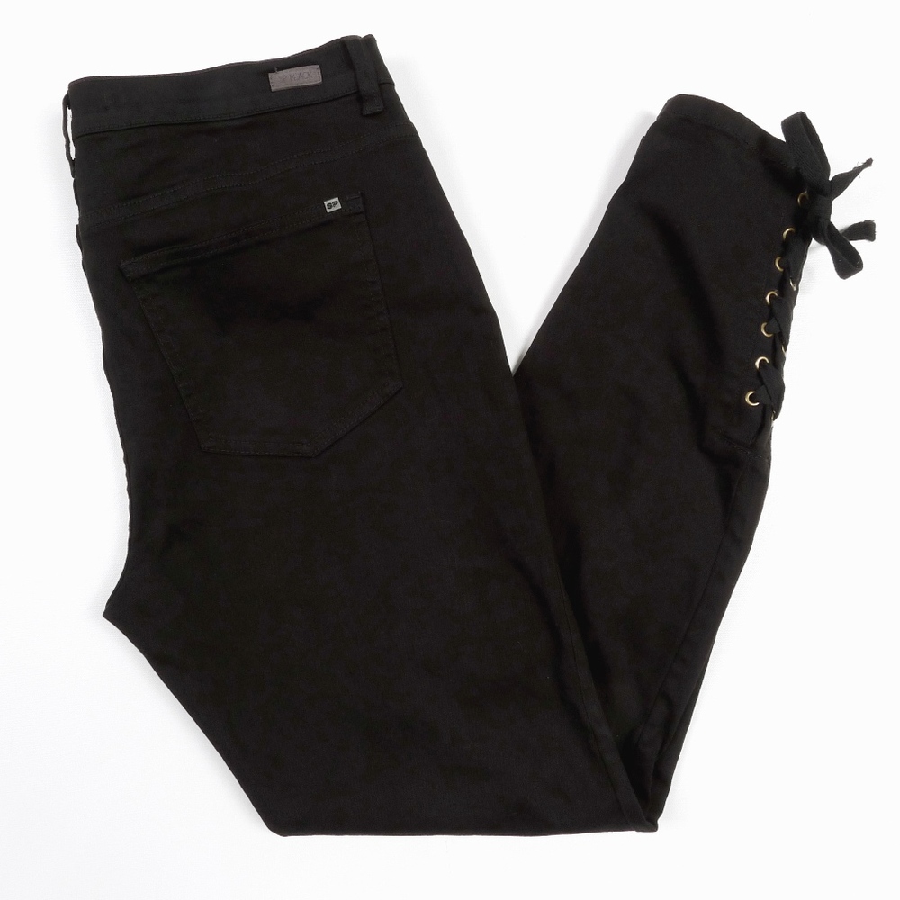 SP BLACK LABEL Nordstroms Pants Lace Up Ankle Grommets Women W31 L28 biker look